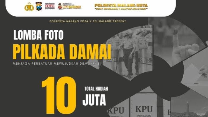 Kolaborasi Pfi Malang Dan Polresta Malang Kota, Lomba Foto Pilkada