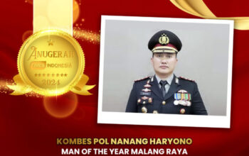 Kombes Pol Nanang Haryono Terpilih Sebagai Man Of The Year