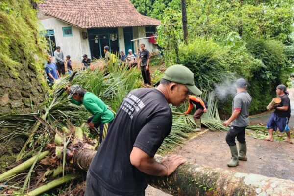 Longsor Di Pekuncen, 11 Rumah Di Desa Tumiyang Terjebak Dalam