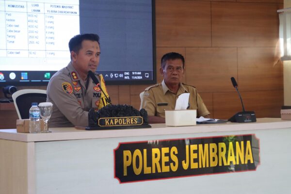 Membangun Ketahanan Pangan: Kapolres Jembrana Dan Pemkab Jembrana Bersatu