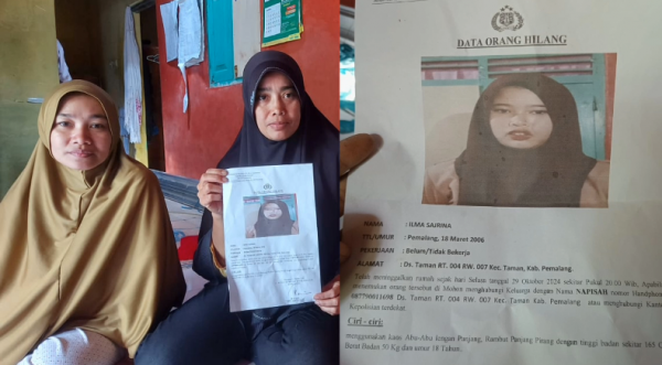 Misteri Hilangnya Gadis Taman Pemalang, Sudah 10 Hari Menghilang