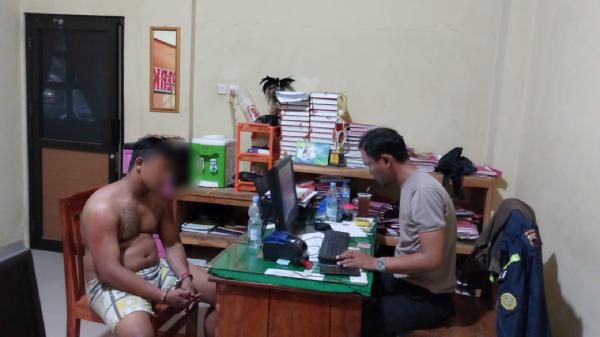 Nekat Curi Motor Pencari Rumput Di Salem Brebes, Pemuda Bertato