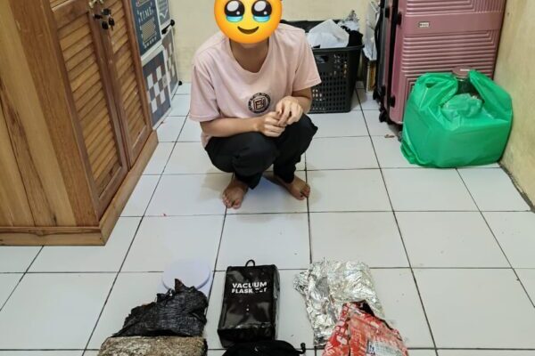 Oknum Mahasiswa Ditangkap Polda Kalteng, Simpan 910 Gram Ganja Milik Warga Binaan Rutan