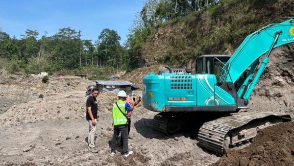 Operasi Tambang Ilegal Di Klaten, Polda Jateng Sita Dua Excavator