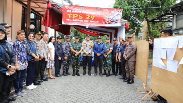 Pantau Tps, Forkopimda Dan Polda Jatim Pastikan Pilkada Kota Malang