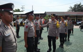 Pastikan Pengamanan Maksimal, Wakapolda Kalteng Cek Sarana Prasarana Polres Kapuas