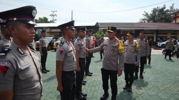 Pastikan Pengamanan Maksimal, Wakapolda Kalteng Cek Sarana Prasarana Polres Kapuas