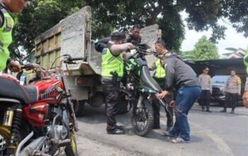 Pengamanan Kampanye Pilkada, Polres Klaten Berhasil Tertibkan Motor Brong