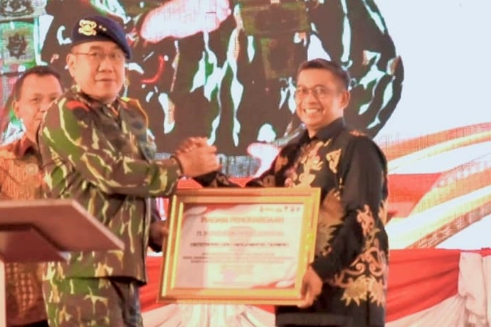 Penghargaan Untuk Pemkab Lamandau Di Momen Hut Ke 79 Korps Brimob