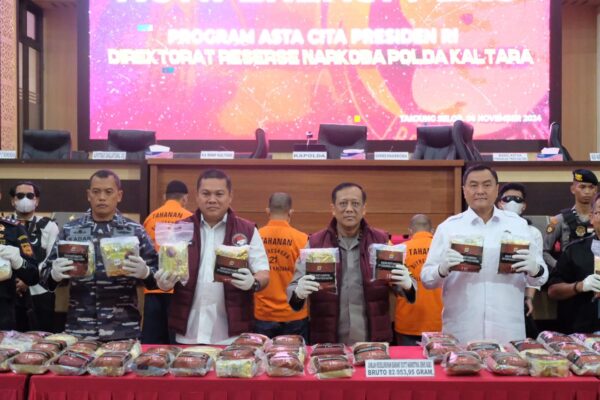 Pengungkapan Jaringan Narkoba Oleh Polda Kaltara Jadi Wujud Komitmen Presiden