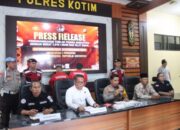 Peredaran Narkoba Di Sampit Dihadang, Polres Kotim Sita 1 Kilo