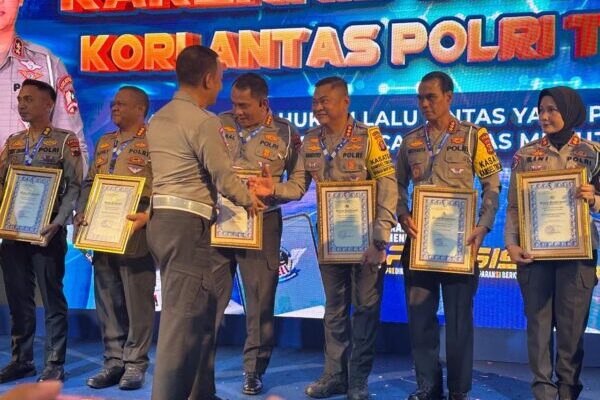 Peringkat I Kinerja Terbaik, Ditlantas Polda Kalteng Ukir Prestasi