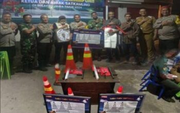 Perkuat Pos Kamling, Ditbinmas Polda Jatim Bersama Kanit Binkamsa Polresta