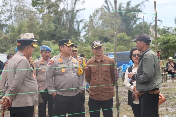 Pilkada Serentak 2024, Kapolres Humbahas Pantau Langsung Keamanan Tps