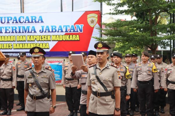 Polres Banjarnegara Ganti Jabatan Kapolsek Wanadadi Dan Madukara Demi Penyegaran