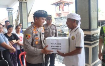 Polres Jembrana Hadirkan “minggu Kasih” Untuk Warga Banjar Juwuk Manis,