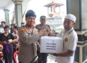 Polres Jembrana Sukseskan Kegiatan “minggu Kasih” Di Banjar Juwuk Manis,