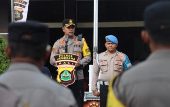 Polres Jembrana Tegaskan Kesiapan Pengamanan Pilkada 2024 Lewat Apel Konsolidasi