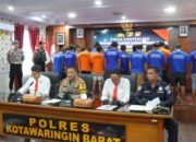 Polres Kobar Ringkus 31 Pelaku Pencurian Sawit, 13 Positif Narkoba