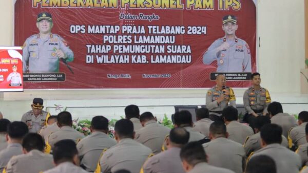 Polres Lamandau: Komitmen Pengamanan Kondusif Di Pilkada 2024