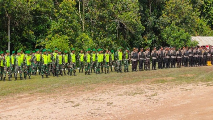 Polres Lamandau Siapkan Personel Gabungan Untuk Pengamanan Pilkada 2024