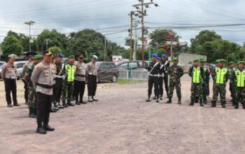 Polres Lamandau Terjunkan Pasukan Untuk Amankan Kampanye Akbar Pilkada