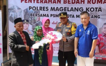 Polres Magelang Kota Wujudkan Kepedulian Dengan Bedah Rumah Warga