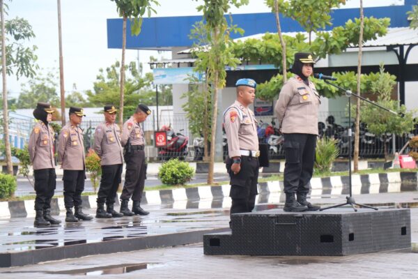 Polres Sukoharjo Mantapkan Keamanan Pemilu Dengan Apel Konsolidasi Pasca Tps