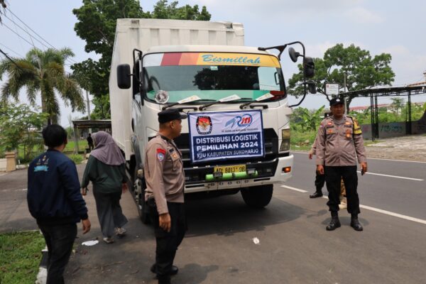 Polres Sukoharjo Pastikan Keamanan Distribusi Logistik Pilkada 2024