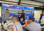 Polres Sukoharjo Pastikan Kesehatan Ratusan Personel Pengamanan Tps