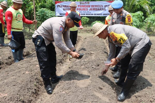 Polres Dan Kodim Jembrana Bersama Forkopimda Bangun Ketahanan Pangan