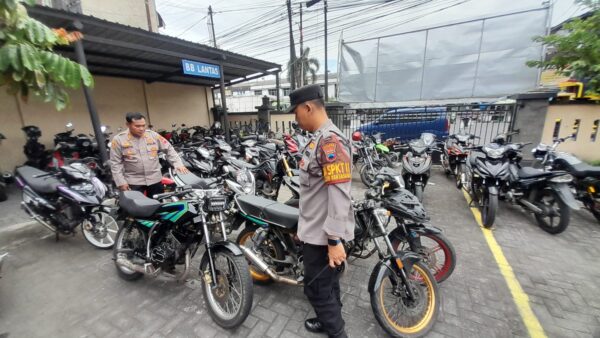 Polsek Kartasura Ambil Langkah Tegas, Motor Berknalpot Brong Ditahan 1