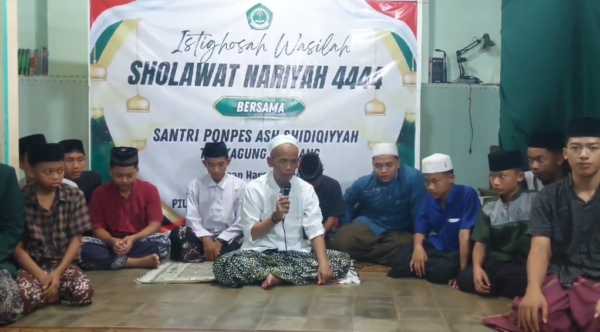 Ponpes An-Nawawiyyah Ash-Shidiqiyyah Dukung Pilkada Damai, Gelar Istighosah dan Sholawat Nariyah