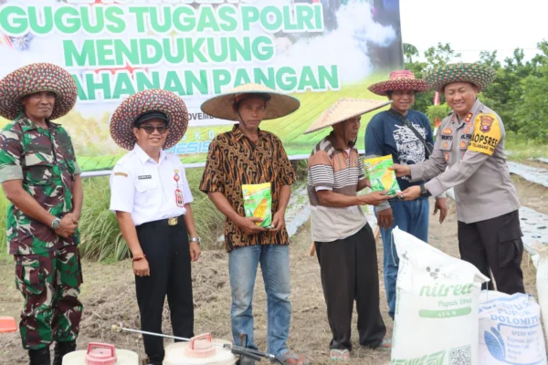 Program Ketahanan Pangan Polres Lamandau: Fokus pada Penanaman Jagung