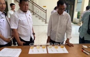 Satresnarkoba Polresta Surakarta Dites Urine Secara Mendadak, Begini Hasilnya