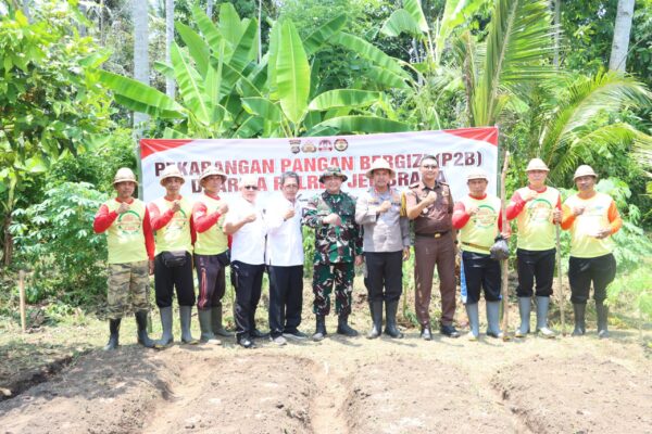 Sinergi Polres Dan Kodim Jembrana Wujudkan Ketahanan Pangan Melalui Aksi