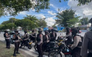 Sinergi Tni Polri, Srikandi Ditsamapta Polda Kalteng Kawal Pilkada Aman Dan