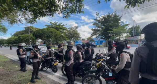 Sinergi Tni Polri, Srikandi Ditsamapta Polda Kalteng Kawal Pilkada Aman Dan