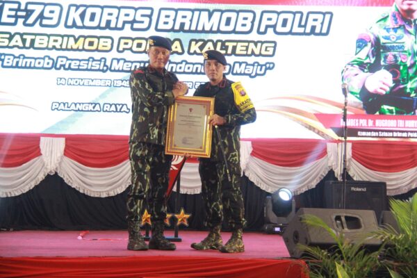 Syukuran Hut Brimob Ke 79: Kapolda Kalteng Soroti Semangat Satu Tarikan