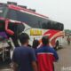 Tabrakan Bus Mira Dan Truk Pasir Gegerkan Simpang Tegalyoso Klaten