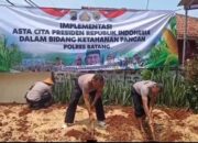 Tanam Sayur, Jagung, Dan Pisang, Polres Batang Dorong Ketahanan Pangan