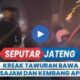 Tawuran Pecah Di Semarang Temanggung, Puluhan Kreak Bawa Sajam Dan Kembang