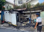 Terjadi Kebakaran Di Gajahmungkur Semarang, Warung Makan Ludes Terbakar