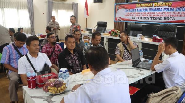 Polres Tegal Kota Diperiksa: Tim Itwasda Polda Jateng Lakukan Audit