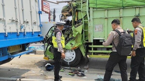 Tragis! Pemotor Batang Tewas Tergencet Antara 2 Truk, Ini Penyebabnya