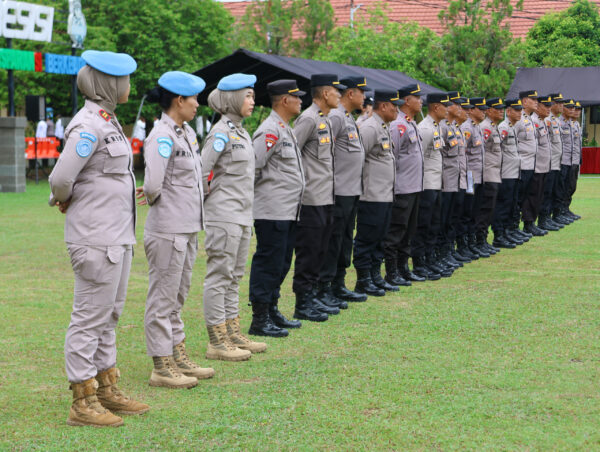 Wakapolda Kalteng Pimpin Apel Pagi, Ini Pesan Utama Untuk Personel