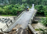 Akses Jalan Terputus: Jembatan di Banjarnegara Amblas Akibat Erosi Sungai