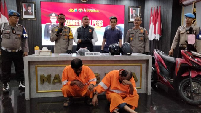 Aksi Jambret Di Klojen Berakhir, Dua Pelaku Diringkus Polisi