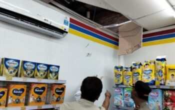 Bobol Lewat Plafon, Pencuri Gasak Indomaret Terboyo Wetan Semarang