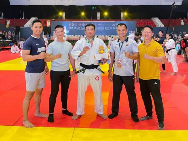 Bripda Rizal Bersinar, Wakili Polres Kebumen Di Kejurnas Judo Ksad